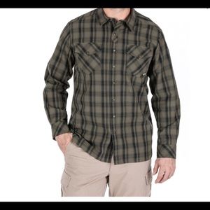 5.11 Long Sleeve Button Up Plaid